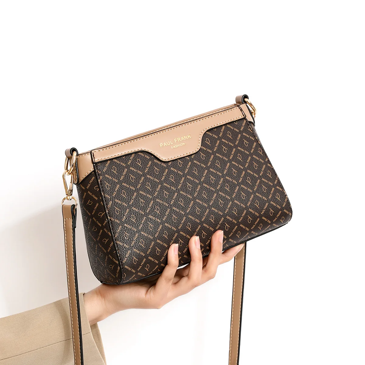 Женская сумка 2023, новая модная элегантная женская сумка через плечо, нишевый дизайн, сумка через плечо, маленькая квадратная сумка из мягкой кожи, сумка-мессенджер
