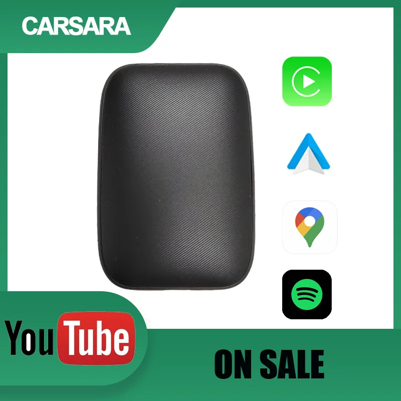 2023 НОВЫЙ Android Ai Box Проводной к Беспроводному Адаптеру CarPlay Android auto Для Универсального автомобильного Мультимедийного Видеоплеера Netflix YouTube