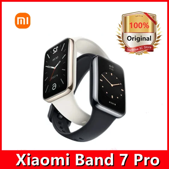 Оригинальный смарт-браслет Xiaomi Mi Band 7 Pro, кислородный фитнес-браслет, GPS-трекер, умный водонепроницаемый браслет с AMOLED-экраном, Band7 Pro